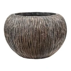 Luxe Lite Waterfall Globe Planter - Bronze 28 Luxe Lite Waterfall Globe Planter - Bronze -Plant potted plants Luxe Lite Waterfall Globe Planter Bronze Large