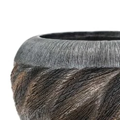 Luxe Lite Wave Globe Planter - Bronze -Plant potted plants Luxe Lite Wave Globe Planter Bronze Close Up