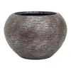 Luxe Lite Wrinkle Globe Planter - Bronze -Plant potted plants Luxe Lite Wrinkle Globe Planter Bronze