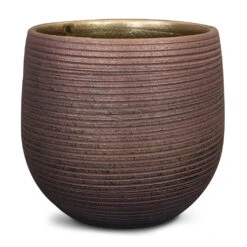 Lydia Plant Pot - Shiny Purple -Plant potted plants Lydia Plant Pot Shiny Purple 22x20cm