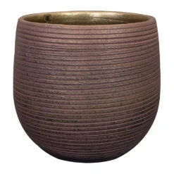 Lydia Plant Pot - Shiny Purple -Plant potted plants Lydia Plant Pot Shiny Purple 26x26cm