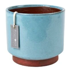 Malibu Plant Pot - Blue 10 Malibu Plant Pot - Blue -Plant potted plants Malibu Plant Pot Blue