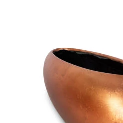 Metallic Boat Planter - Matt Copper -Plant potted plants Metallic Boat Planter Matt Copper SWATCH 3