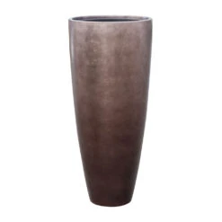 Metallic Partner Planter - Matt Coffee -Plant potted plants Metallic Partner Planter Matt Coffee 40x90cm