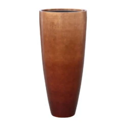Metallic Partner Planter - Matt Copper -Plant potted plants Metallic Partner Planter Matt Copper 40x90cm