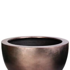 Metallic Plant Bowl - Matt Coffee 14 Metallic Plant Bowl - Matt Coffee -Plant potted plants Metallic Plant Bowl Matt Coffee SWATCH 3