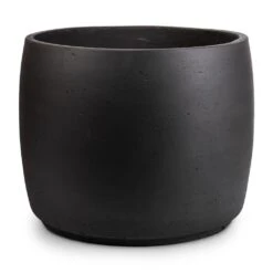 Mini Valerie Plant Pot - Black Washed -Plant potted plants Mini Valerie Plant Pot Black Washed 36x28 1