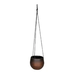 Mya Hanging Planter - Shiny Mocha -Plant potted plants Mya Hanging Planter Shiny Mocha