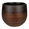 Mya Plant Pot - Shiny Mocha -Plant potted plants Mya Plant Pot Shiny Mocha 15cm