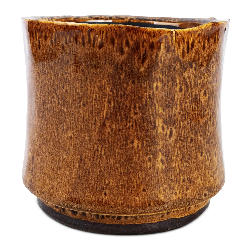 Nolan Plant Pot - Caramel 5 Nolan Plant Pot - Caramel - Image 3