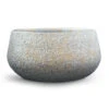Noor Plant Bowl - Metallic Grey 2 Noor Plant Bowl - Metallic Grey -Plant potted plants Noor Plant Bowl Metallic Grey 28x13cm