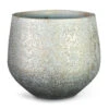 Noor Plant Pot - Metallic Grey -Plant potted plants Noor Plant Pot Metallic Grey 23x20cm