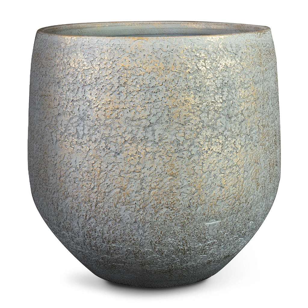 Noor Plant Pot - Metallic Grey 10 Noor Plant Pot - Metallic Grey - Image 8