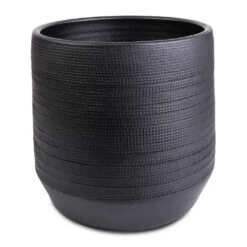 Norell Plant Pot - Black -Plant potted plants Norell Plant Pot Black 21x20cm
