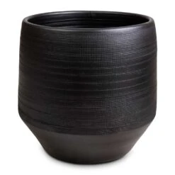 Norell Plant Pot - Black -Plant potted plants Norell Plant Pot Black 42x38cm