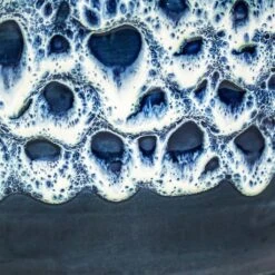 Ocean Glaze Plant Bowl - Sapphire -Plant potted plants Ocean Glaze Plant Bowl Sapphire 25 x 12.5cm 4