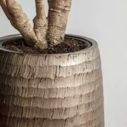 Opus Hammered Partner Planter - Gold -Plant potted plants Opus Hammered Partner Planter Gold 1