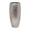 Opus Hammered Partner Planter - Silver -Plant potted plants Opus Hammered Partner Planter Silver 35x75cm
