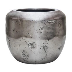 Opus Raw Couple Planter - Silver -Plant potted plants Opus Raw Couple Planter Silver 65x53cm