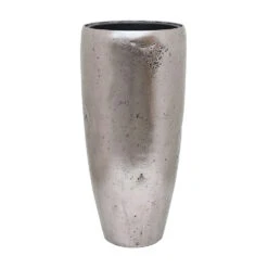 Opus Raw Partner Planter - Silver -Plant potted plants Opus Raw Partner Planter Silver 40x85cm