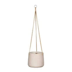 Patt Hanging Plant Pot - Grey Washed 24 Patt Hanging Plant Pot - Grey Washed -Plant potted plants Patt Hanging Plant Pot Grey Washed Large