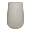 Patt High Plant Vase - Ridged Cement -Plant potted plants Patt High Plant Vase Ridged Cement 44x66cm