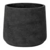 Patt Plant Pot - Black Washed -Plant potted plants Patt Plant Pot Black Washed L