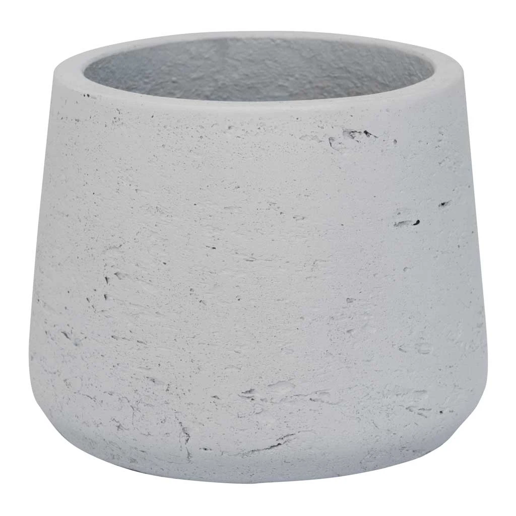 Patt Plant Pot - White Washed 3 Patt Plant Pot - White Washed