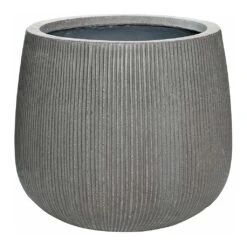 Pax Planter - Ridged Dark Grey 9 Pax Planter - Ridged Dark Grey -Plant potted plants Pax Planter Ridged Dark Grey