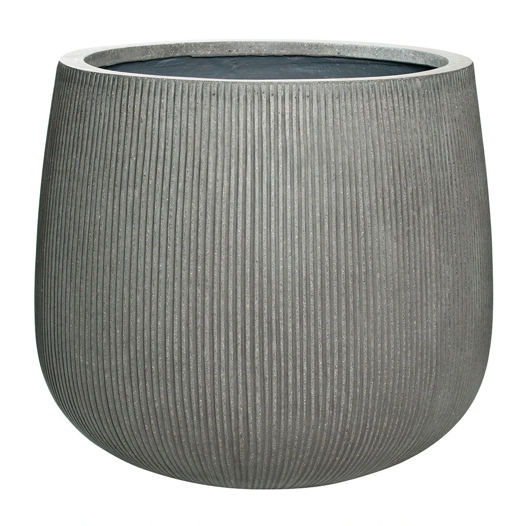 Pax Planter - Ridged Dark Grey 3 Pax Planter - Ridged Dark Grey