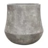 Polystone Coated Darcy Planter - Raw Grey -Plant potted plants Polystone Coated Darcy Planter Raw Grey Small