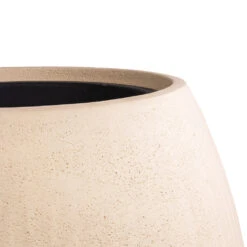 Polystone Coated Plain Balloon Planter - Natural -Plant potted plants Polystone Coated Plain Balloon Planter Natural 52x68cm 2