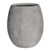 Polystone Coated Plain Balloon Planter - Raw Grey 1 Polystone Coated Plain Balloon Planter - Raw Grey -Plant potted plants Polystone Coated Plain Balloon Planter Raw Grey