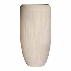 Polystone Coated Plain Coppa Planter - Natural -Plant potted plants Polystone Coated Plain Coppa Planter Natural 51x100cm