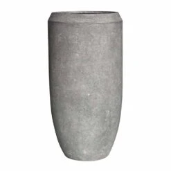 Polystone Coated Plain Coppa Planter - Raw Grey -Plant potted plants Polystone Coated Plain Coppa Planter Raw Grey 51x100cm