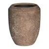 Polystone Coated Plain Coppa Planter - Rock -Plant potted plants Polystone Coated Plain Coppa Planter Rock