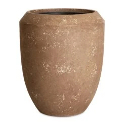 Polystone Coated Plain Coppa Planter - Rock -Plant potted plants Polystone Coated Plain Coppa Planter Rock 45x55cm