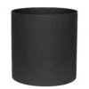 Puk Refined Planter - Volcano Black -Plant potted plants Puk Refined Planter Volcano Black 25cm