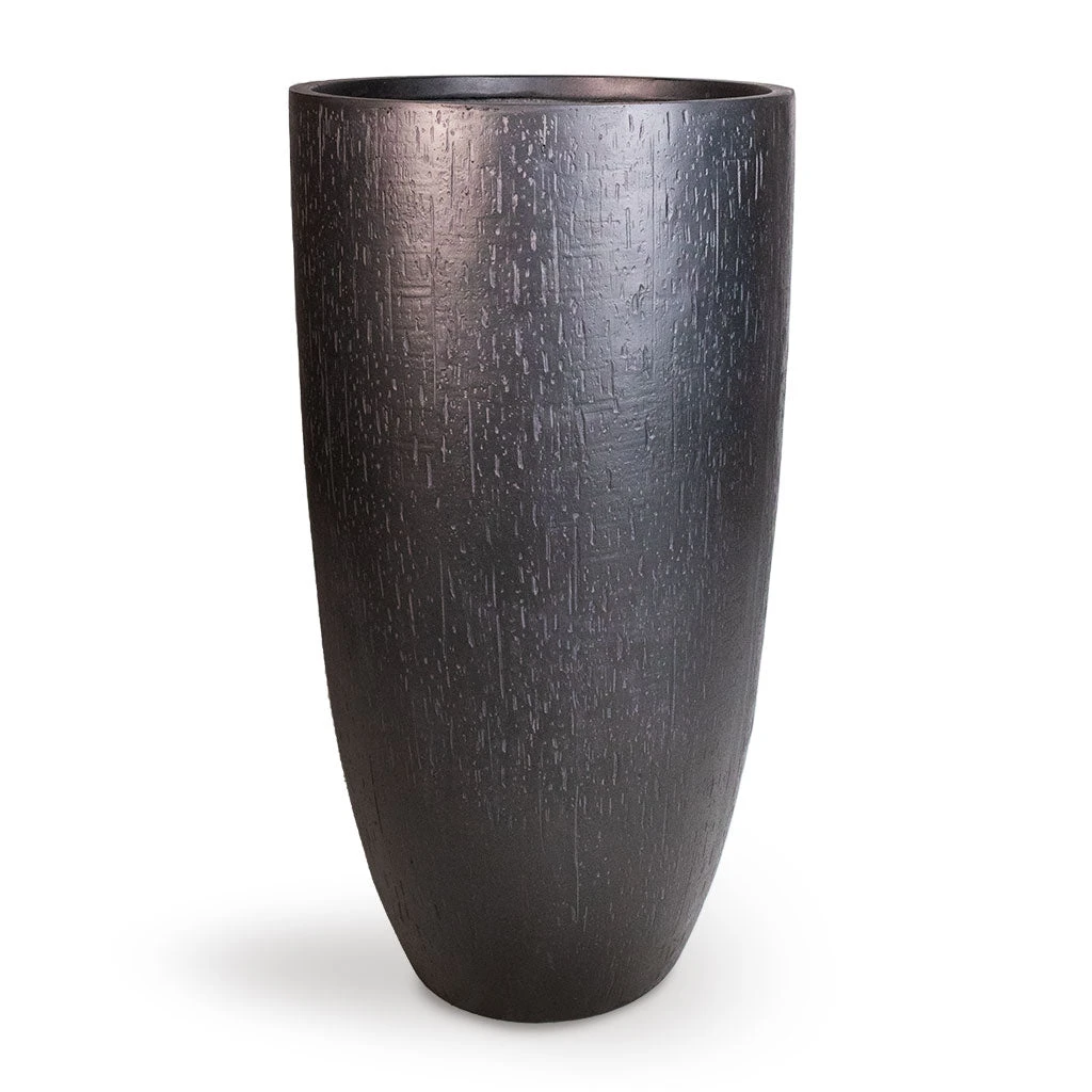 Raindrop Tall Vase Planter - Anthracite 5 Raindrop Tall Vase Planter - Anthracite - Image 3