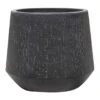 Raindrop Tube Round Planter - Anthracite -Plant potted plants Raindrop Tube Round Planter Anthracite 30x26cm