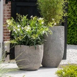 Russell Mountain Planter - Granite Grey -Plant potted plants Russell Mountain Planter Granite Grey Lifestyle 2