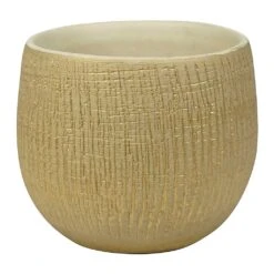 Ryan Plant Pot - Sand Gold -Plant potted plants Ryan Plant Pot Sand Gold Small