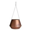Soho Hanging Plant Pot - Aged Copper -Plant potted plants Soho Hanging Plant Pot Aged Copper 21x15cm