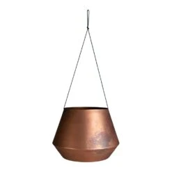 Soho Hanging Plant Pot - Aged Copper