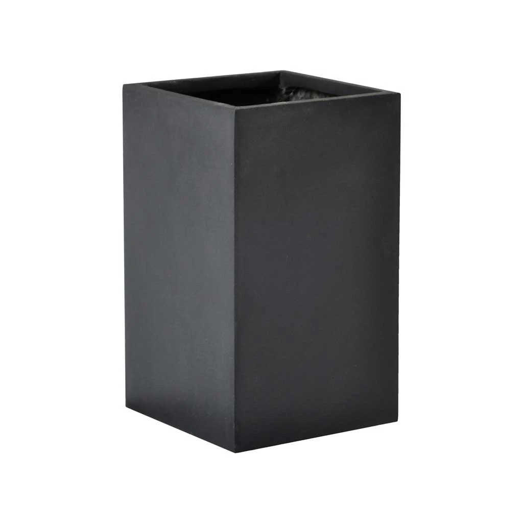 Solid Square Planter - Dark Grey 3 Solid Square Planter - Dark Grey