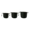 Stefan Plant Baskets - Set Of 3 - Black -Plant potted plants Stefan Plant Baskets Set 3 Black