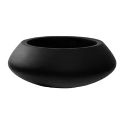Tara Natural Bowl Planter - Black -Plant potted plants Tara Natural Planter Black 30x12cm
