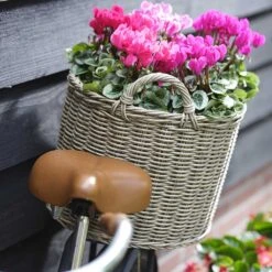 Paula Wikr Plant Baskets - Set Of 4 - Natural -Plant potted plants paula wicker plant baskets set of 4 natural lifestyle 002